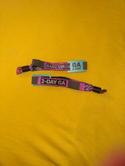 GA - 2 Day Hard Summer Wristbands  $275 each ticket