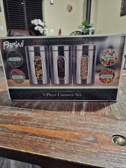 New 3 Pieces Canister Set