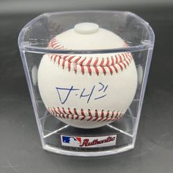 Josh Hader Signed And Certified MLB Baseball 