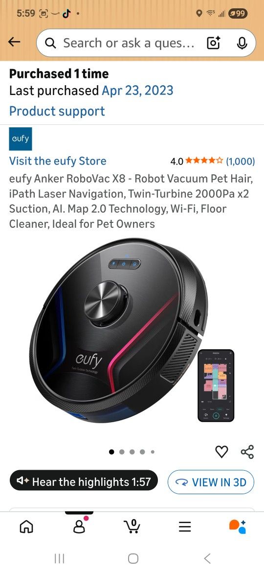 Eufy Anker RoboVac X8