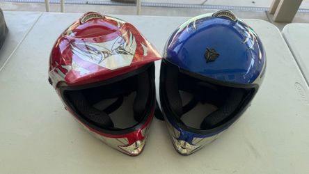 Youth medium riding helmets