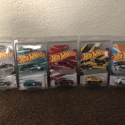 2022 HotWheels Exclusive Set For Honda’s 1-5 With protectors 