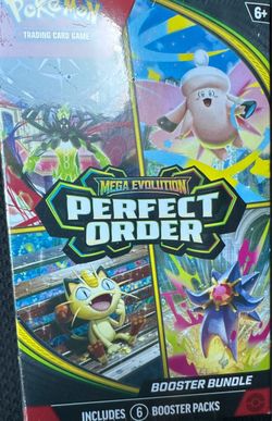 Pokémon TCG Mega Evolution Perfect Order Booster Bundle