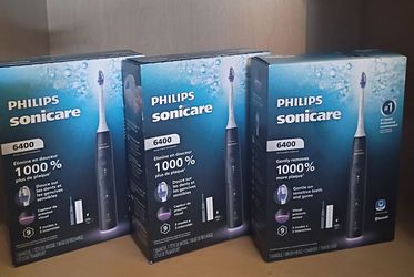 Phillips Sonicare 6400 toothbrush (bundle set of three!!)
