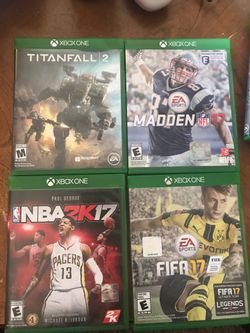 Xbox one video games-great condition