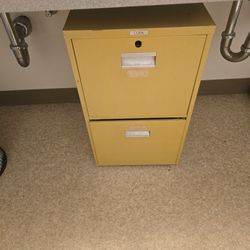 Two drawer file cabinet