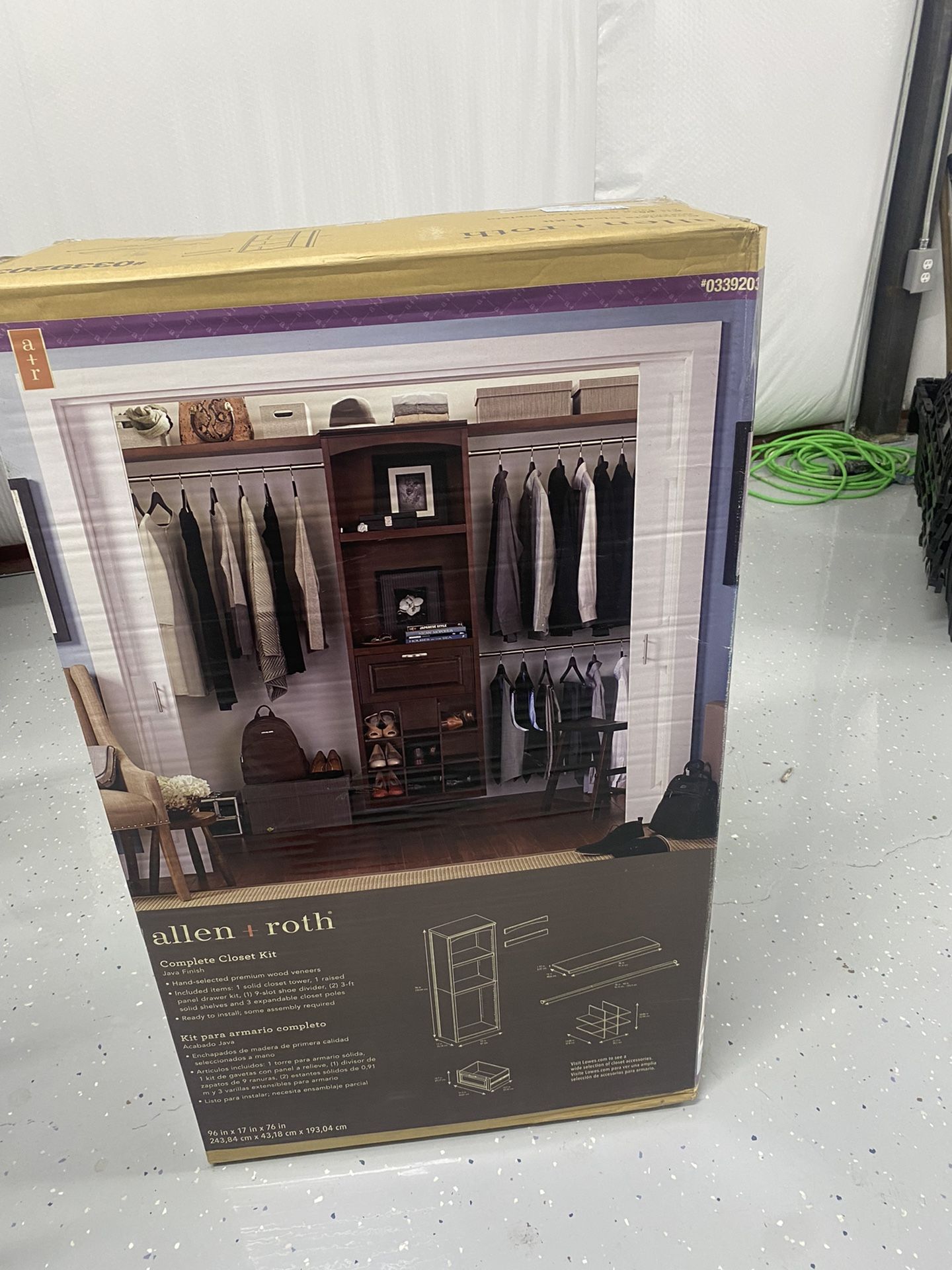 Allen + Roth Complete Closet Kit 0339203
