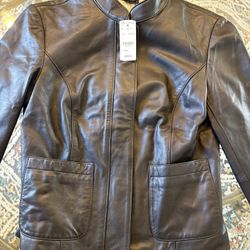 SALE: Brooks Brothers Leather Jacket XS