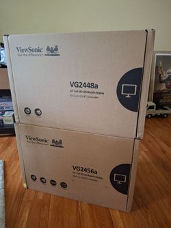 ViewSonic Monitors - $200 and $100