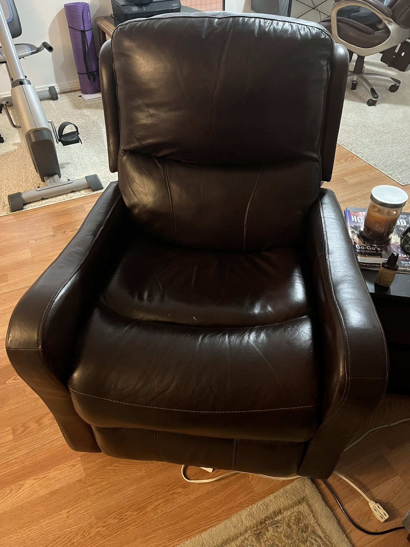 Leather Electric Recliner Chair