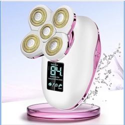 Electric Razors for Women Legs Travel : Rechargeable Waterproof Razor Trimmer for Womens - Dry Wet Electric Shaver for Women - Pro Portable Personal B