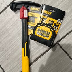 Hammer  Dewalt  14 Oz  And  Tape  Measure   Brand  New  All  Firm  Price