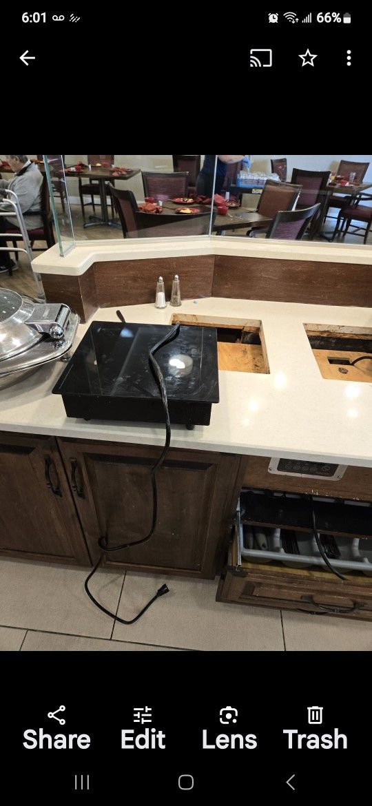 Spring USA SM-65-T MAX Induction Titanium Stealth Hold-Only Induction Warmer - 110-120V, 650W