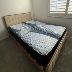 Queen Size Bed Frame And Mattress 