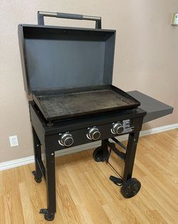 28” GRIDDLE COOKING STATION WITH HARD COVER (PLANCHA MEDIANA DE 28” PARA TACOS O PUPUSAS)