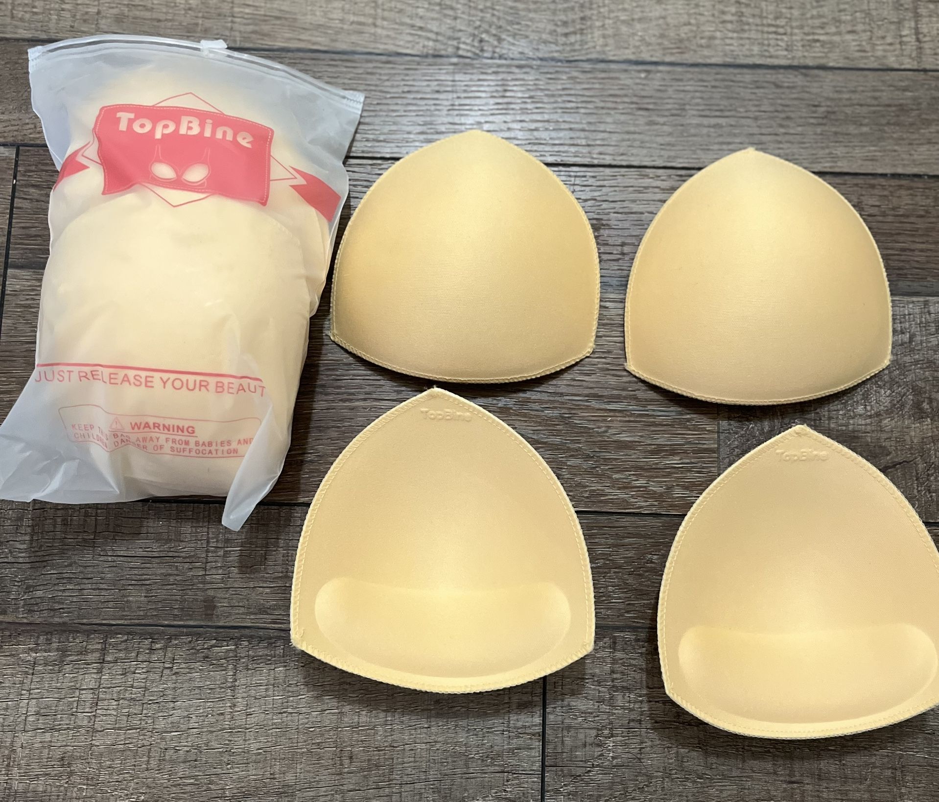 BRA INSERTS-6 Pairs With Lift (sz C/D)