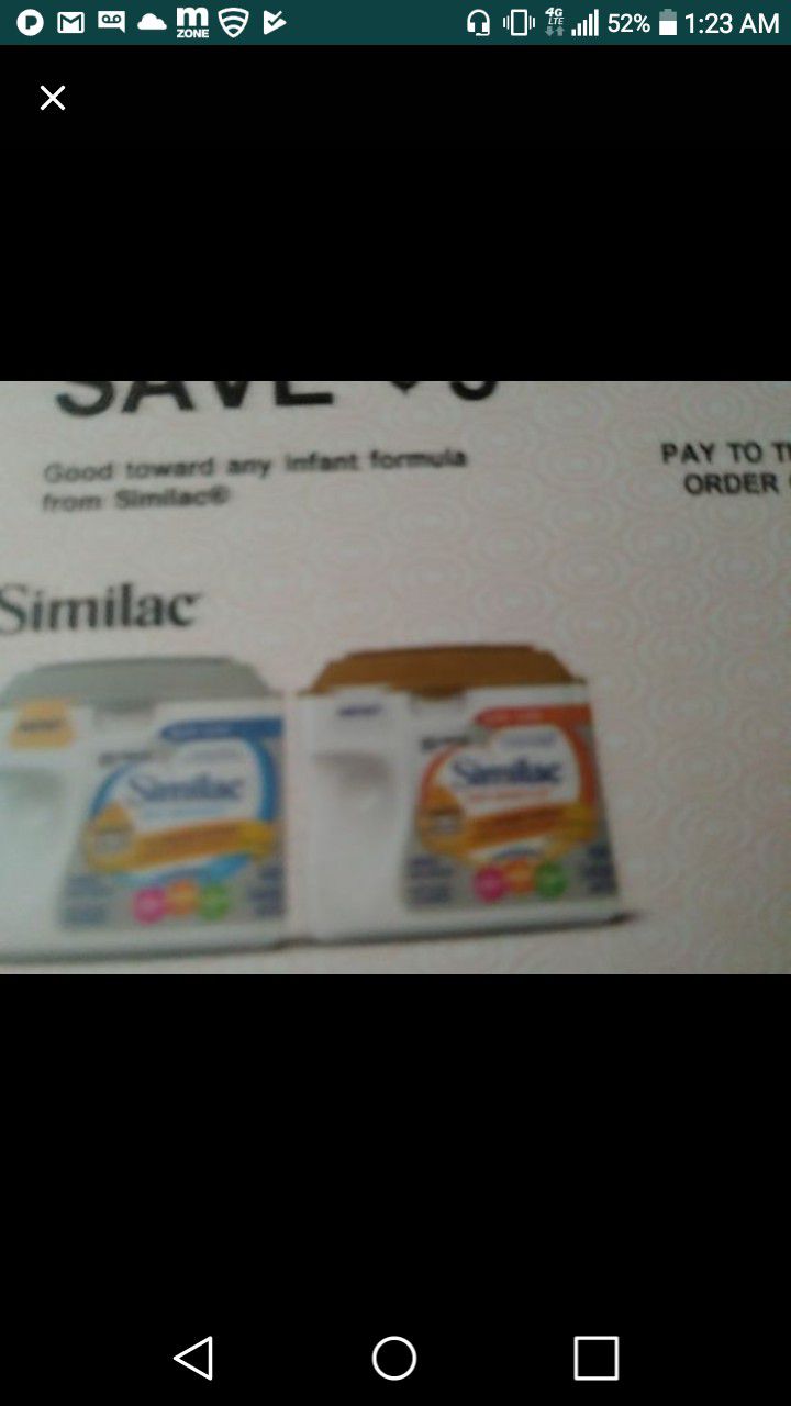 Free similac and enfamil baby formula coupons