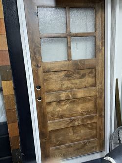 Knotty Alder Door Front Doors Puerta Puertas Exterior 36x80 🚪