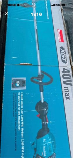 Makita XGT 40V max Brushless Cordless 15 in. String Trimmer Kit (4.0 Ah)