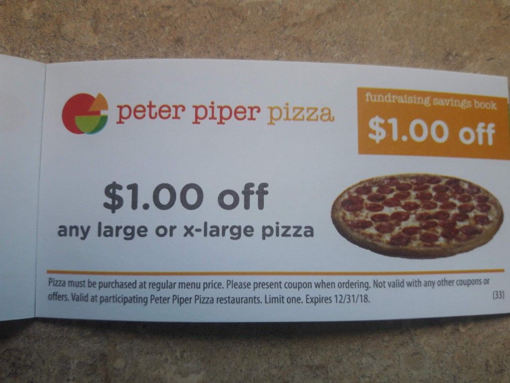 Peter Piper Pizza Coupons For Sale In El Paso Tx Offerup