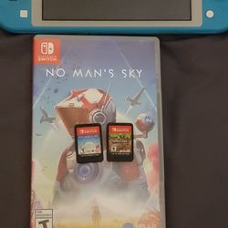 Nintendo Switch Lite (Turquoise) with Games