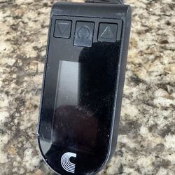 D'Addario Eclipse clip-on chromatic tuner, designed for tuning guitars, basses, and other stringed instruments