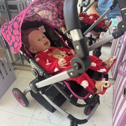 Ashton Drake Doll With Stroller 