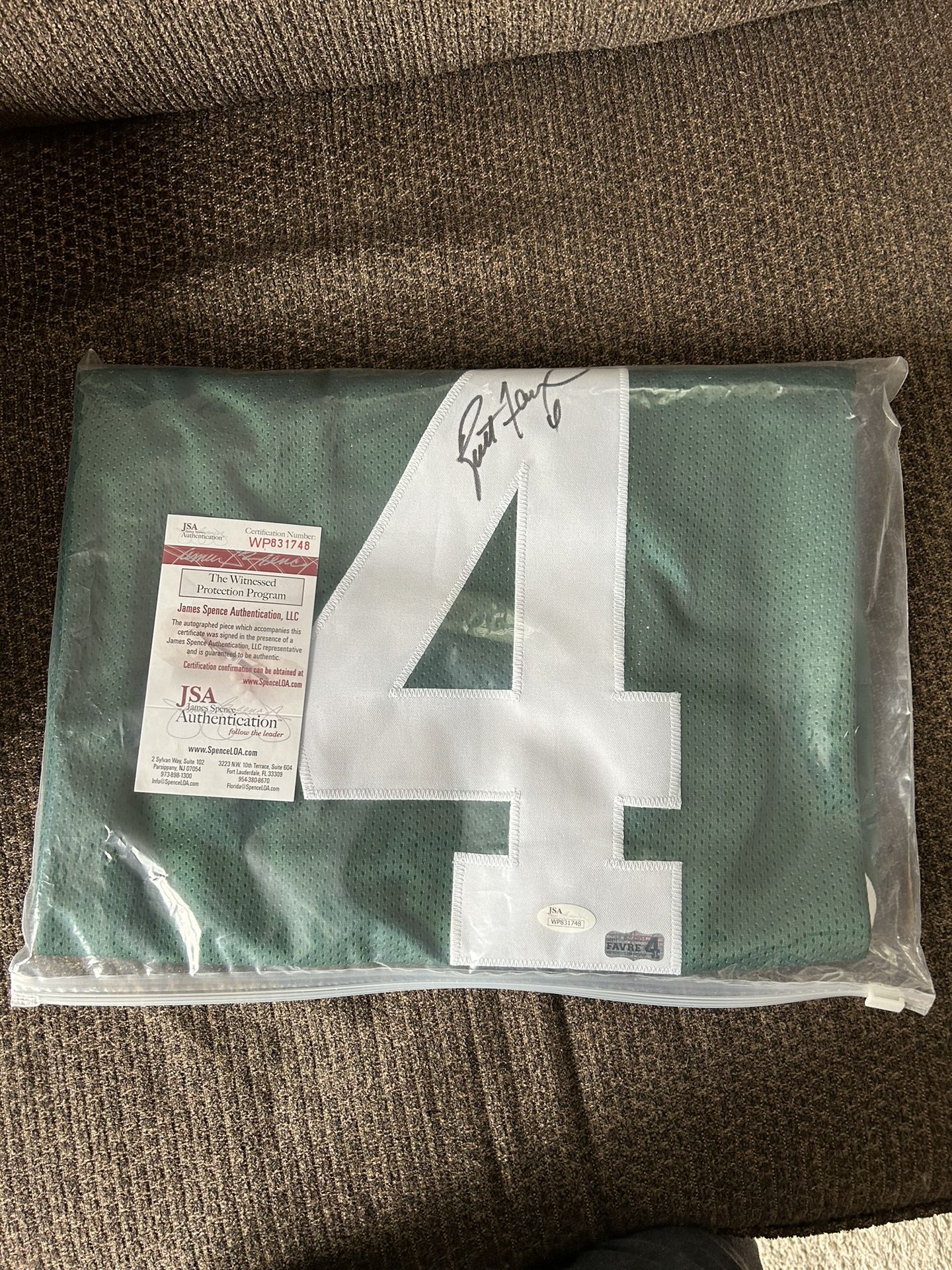 Autographed Jerseys With Proof Certificates