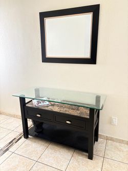 Entrance Table & Mirror