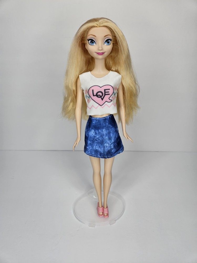 Disney Frozen Elsa Doll Re-dressed