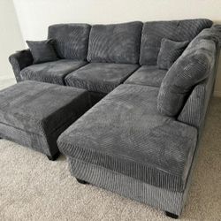 SPECIAL ORDER ONLY 💥3 pieces Raf Sectional Set With Ottoman - Made Just For You 👍✅  
