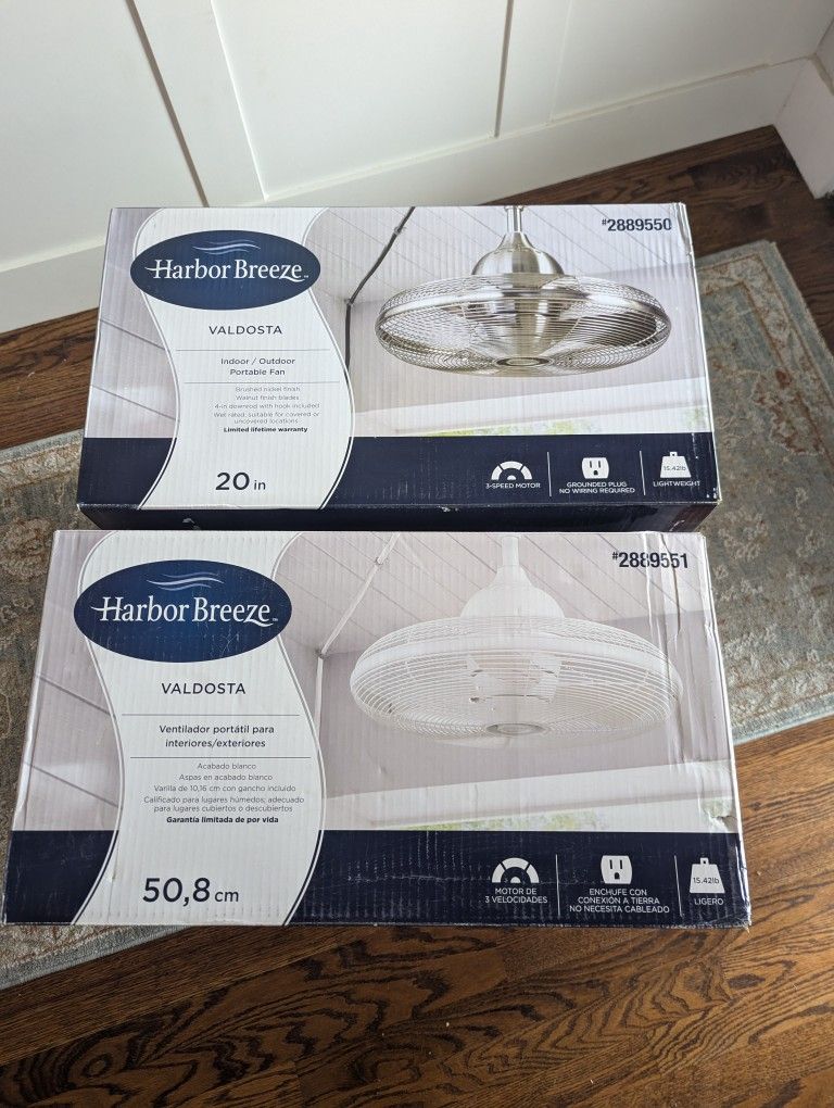 Portable Hanging Fans NEW/ Unopened