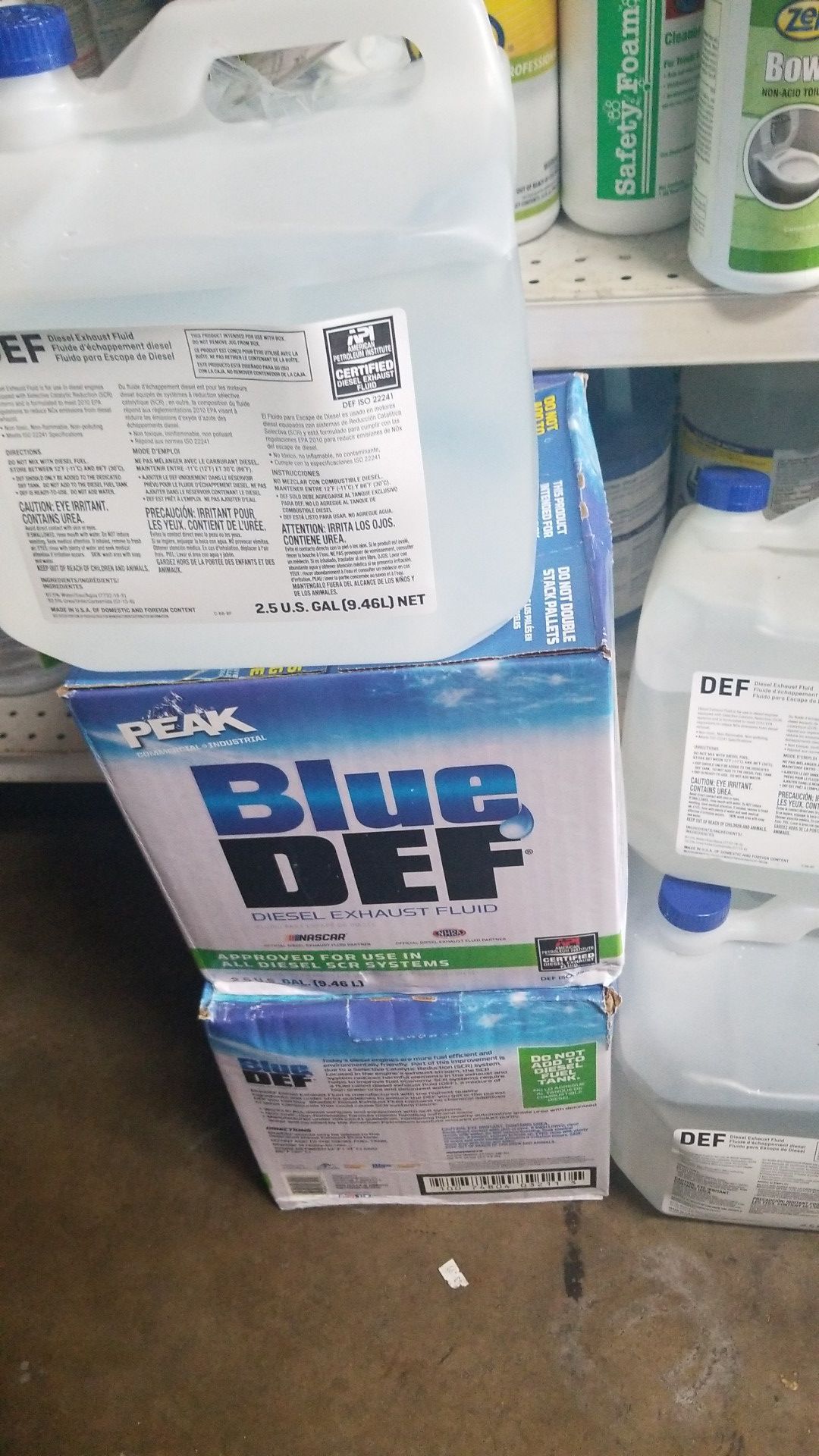 Blue DEF $5.99 each one