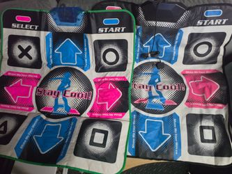 Dance dance revolution DDR play mats for playstation 2 ps2
