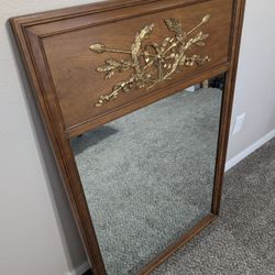 Mid-Century Kindel Wooden Mirror