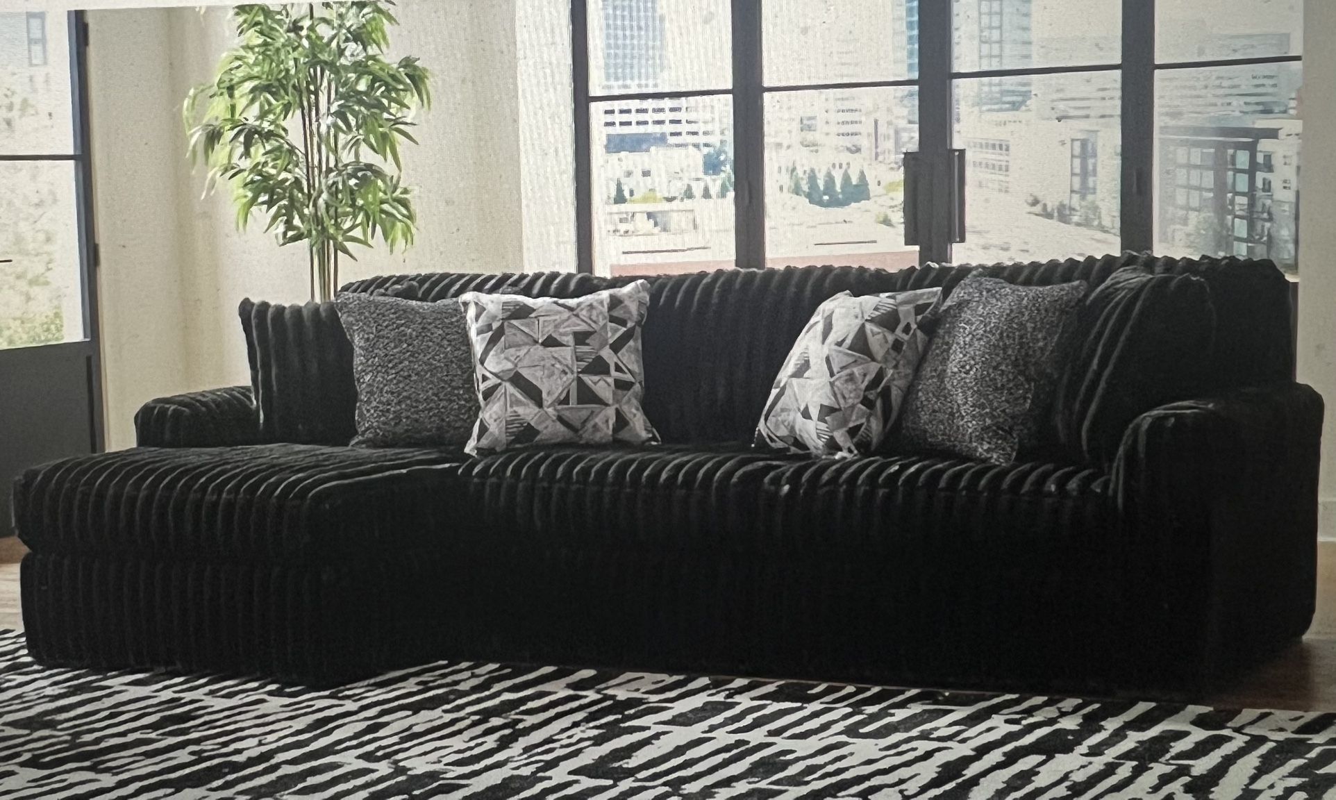2 Piece Sofa w/Chaise