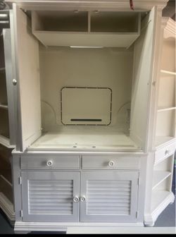 three-Piece Tv Armoire/Cabinet And Coffee Table