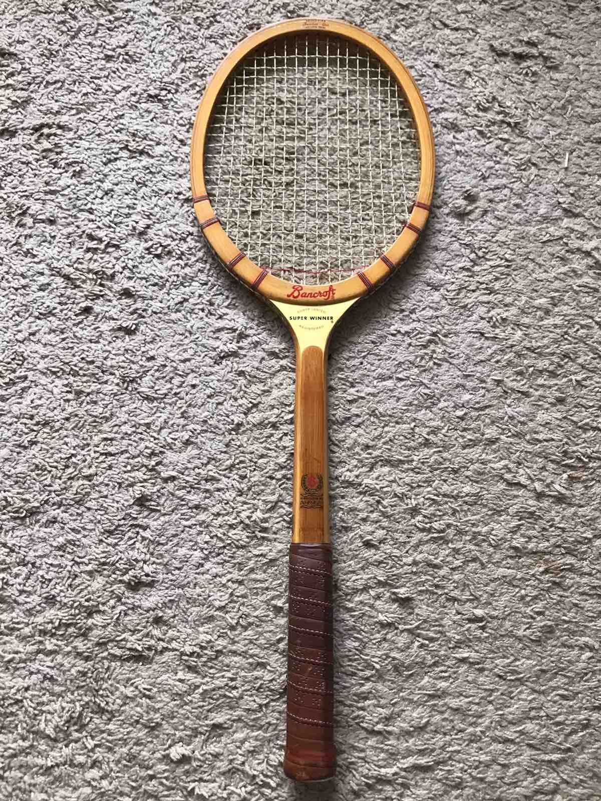 Vintage Tennis Racket, ‏