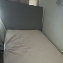 Twin bed frame + mattress