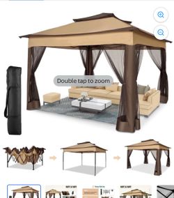 Gazebo Patio Tent for sale! $120 OBO PICK UP TODAY