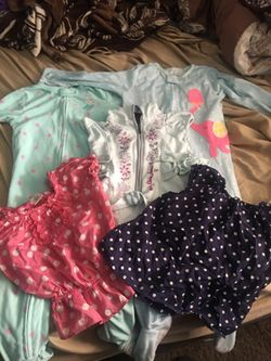 2 carters pjs 3 shirts size