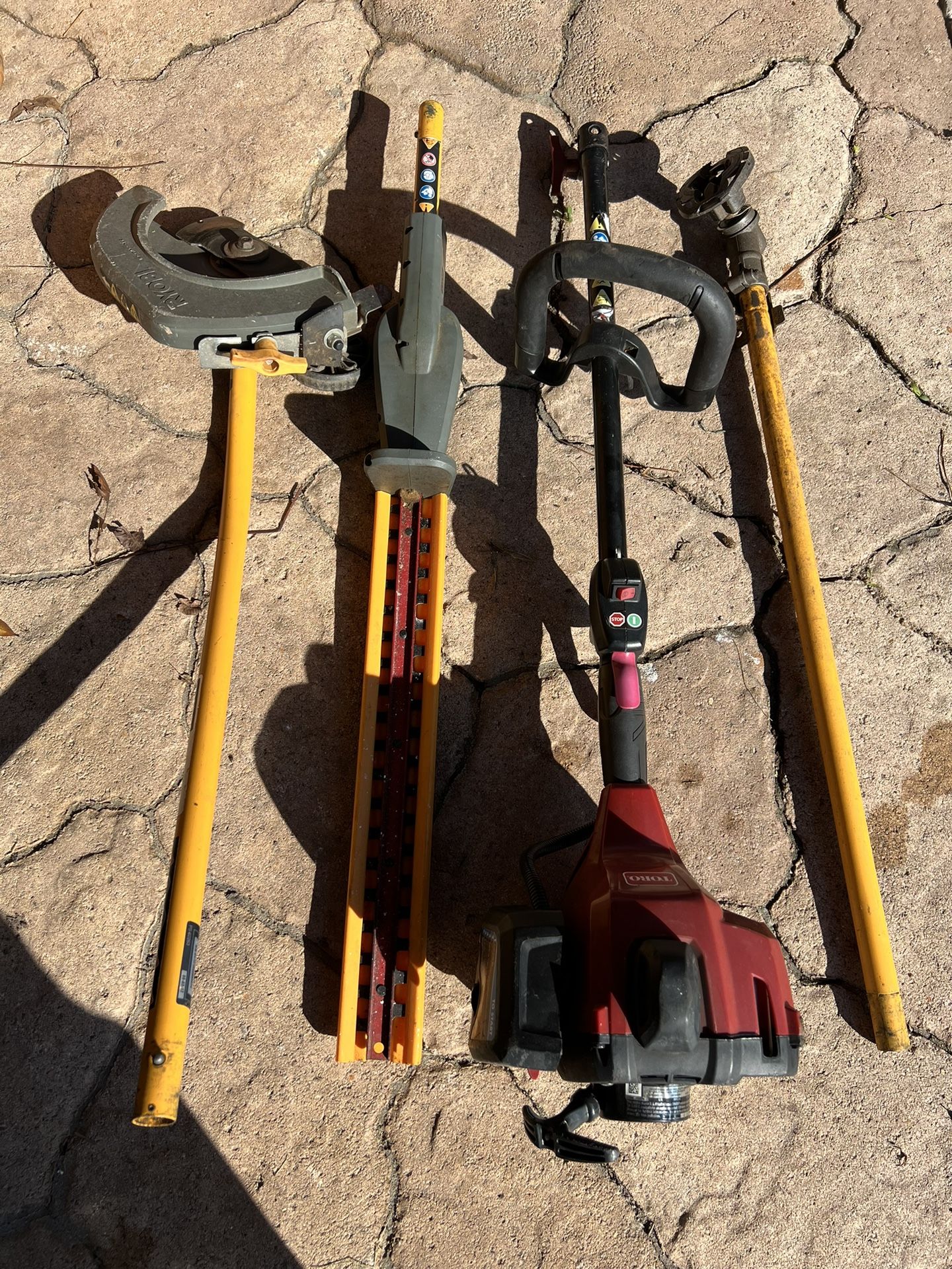 Toro Straight Shaft Gas Trimmer W/ Ryobi Expand-it Attachments