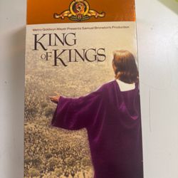 King of Kings movie VHS two tapes