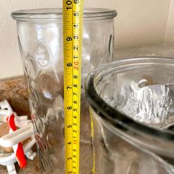 Clear Tall Glass Flower Vase