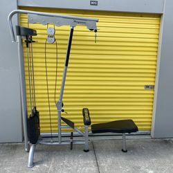 Magnum Commercial Lat Pull Down/ Low Row Combo - 210 Lb Weight Stack