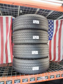 🇺🇸 4 USED TIRES P265/60R18 GOODYEAR WRANGLER FORTITUDE HT ALL SEASON 265 60 18