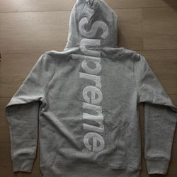 Gray supreme Hoodie 