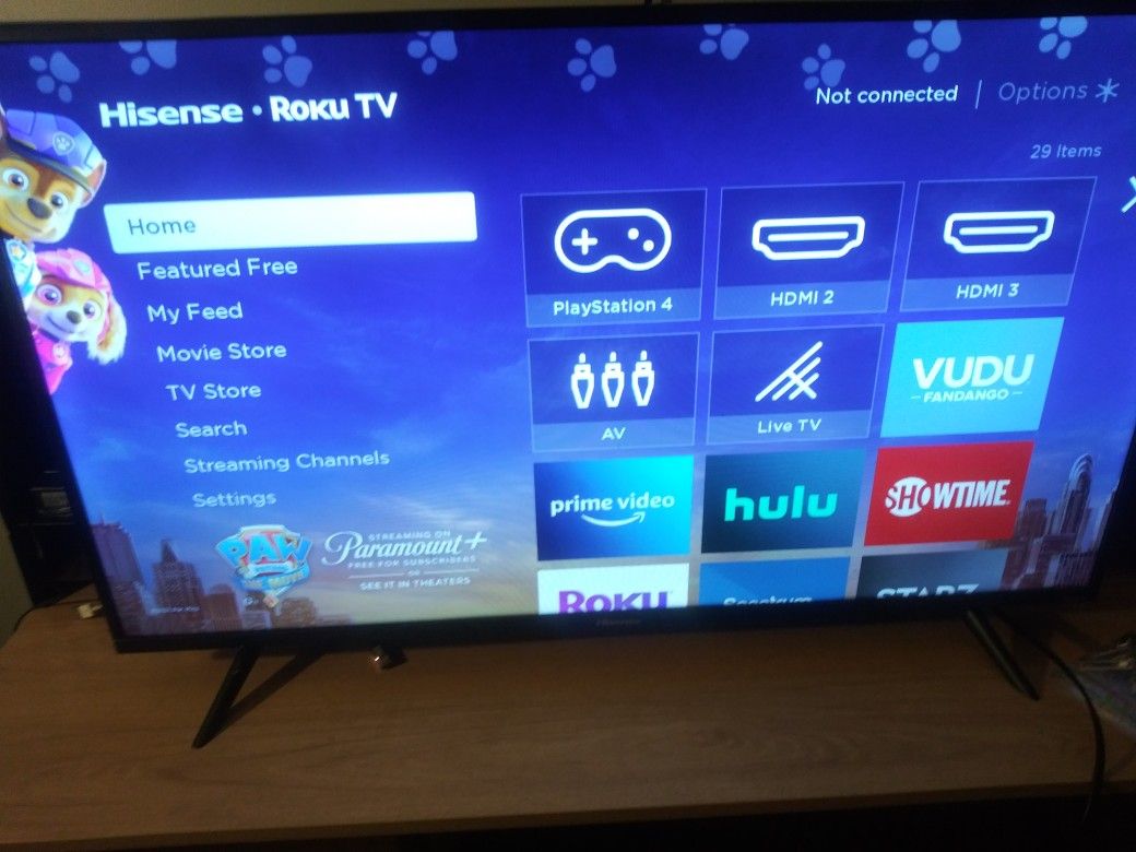 Flat Screen TV Roku