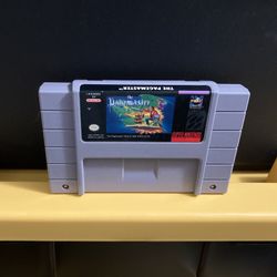 The Pagemaster for Super Nintendo console system SNES cartridge video game Page Master