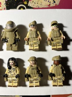 Lego desert soldier sale